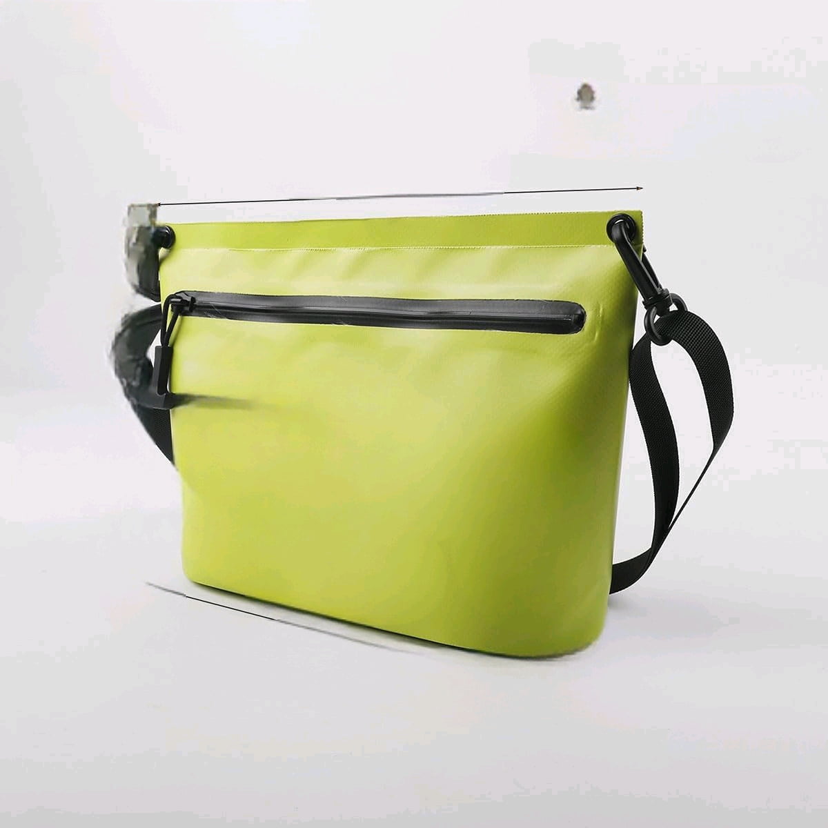 IPX7 Waterproof Dry Bag 2.5L Floating PVC Dry Sack with Waterproof Zipper Shoulder Strap for Kayaking Swimming Beach Travel Boating Camping Hiking Canoeing Paddleboarding Water Sports (green)