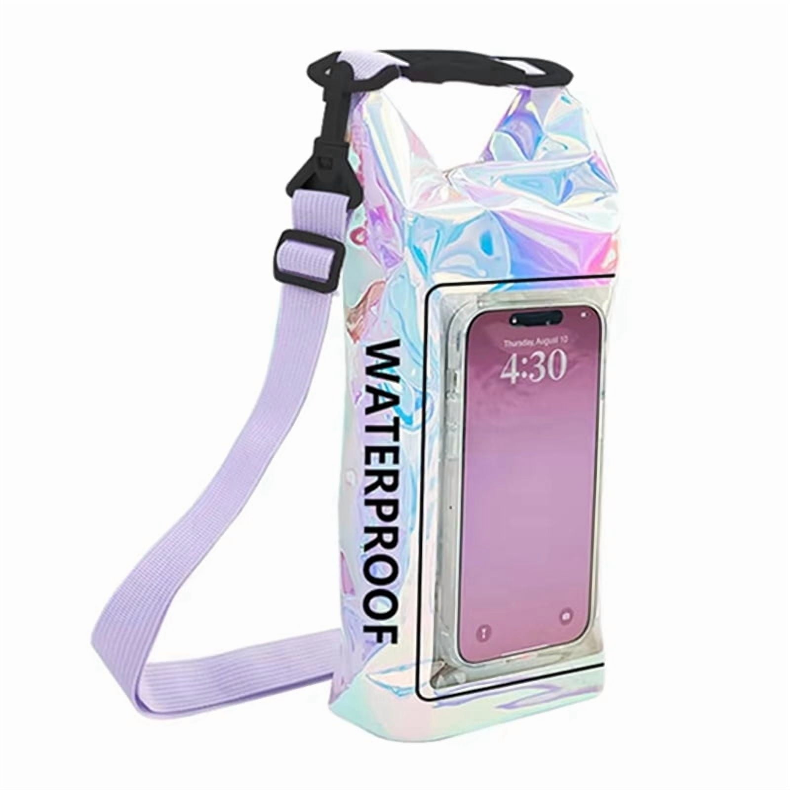 2L Swimming PVC Pack Touch Screen Outdoor Waterproof Shoulder Kayak Bags Trekking Drifting Rafting Surfing Boating Bag,1 * Waterproof bag