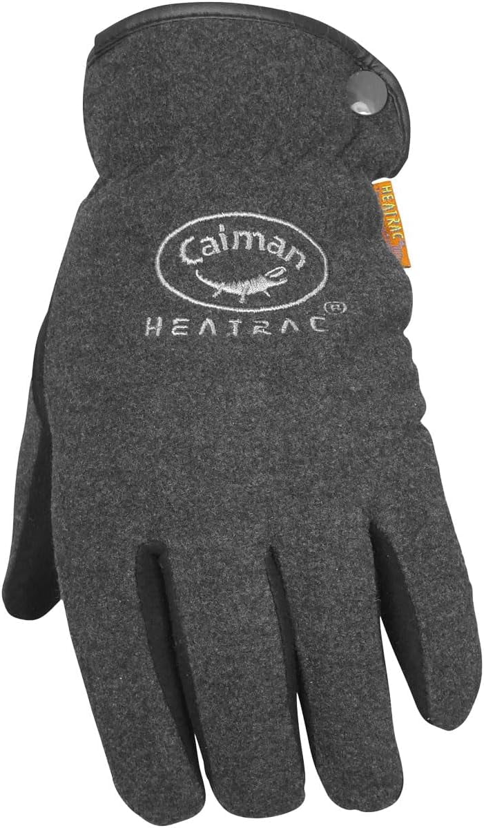 CAIMAN 2396 Deerskin Heatrac® Insulated Touchscreen Heavy Fleece-Back Winter Gloves