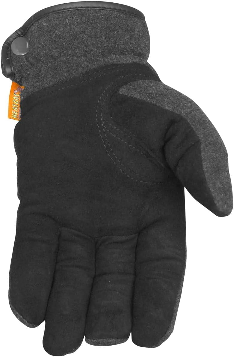 CAIMAN 2396 Deerskin Heatrac® Insulated Touchscreen Heavy Fleece-Back Winter Gloves